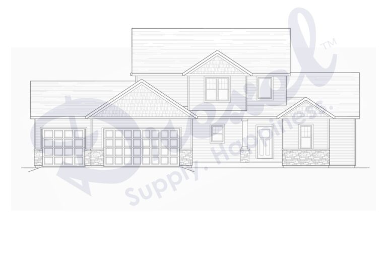 DELTON SIMPLIFIED FP - Elevation - FRONT ELEVATION_1