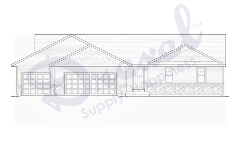 SILVER LAKE - Elevation - FRONT ELEVATION_1